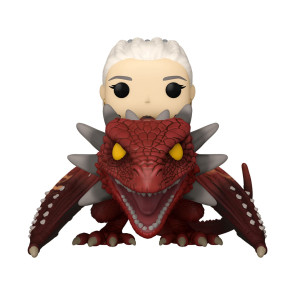 House of the Dragon POP! Rides Deluxe Vinyl Figur Rhaenys Targaryen with Meleys 9 cm