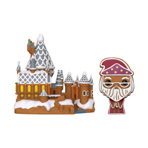 Harry Potter POP! Town Vinyl Figur Dumbledore & Hogwarts 9 cm