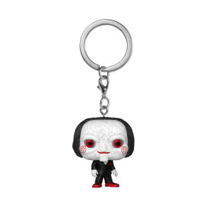 Saw Pocket POP! Vinyl Schlüsselanhänger 4 cm Billy the Puppet Display (12)