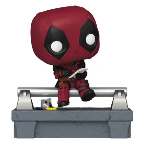 Marvel POP! Deluxe Vinyl Figur Deadpool on Bridge 9 cm