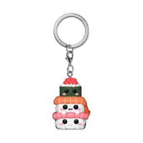 Kawaii Foodies Pocket POP! Vinyl Schlüsselanhänger 4 cm Sushi Stack Display (12)