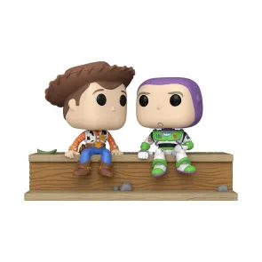 Toy Story POP Moment Vinyl Figuren Woody and Buzz (30th Anniversary) 9 cm