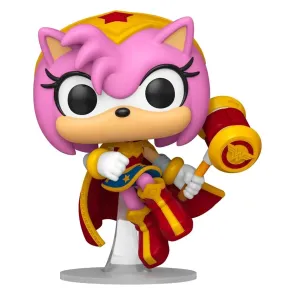 DC x Sonic the Hedgehog POP! Heroes Vinyl Figur Amy as Wonder Woman 9 cm