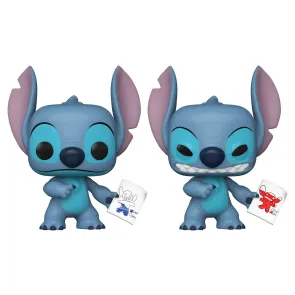 Lilo & Stitch POP! Vinyl Figur Stitch with Mood Chart w/Chase 9 cm Sortiment (6)