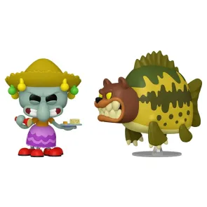 SpongeBob Schwammkopf POP! Animation Vinyl Figur 2er-Pack Squidward & Sea Bear 9 cm
