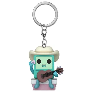 Adventure Time Pocket POP! Vinyl Schlüsselanhänger 4 cm Cowboy BMO with Guitar Display (12)