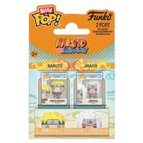 Naruto Bitty POP! Vinyl Figuren 2er-Pack Naruto & Jiraiya 2 cm