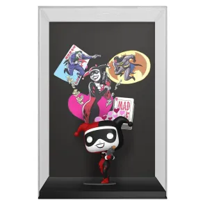 DC Comics POP! Comic Covers Vinyl Figur Harley Quinn 9 cm