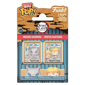 Demon Slayer: Kimetsu no Yaiba POP! Vinyl Figuren 2er-Pack Inosuke & Zenitsu 2 cm