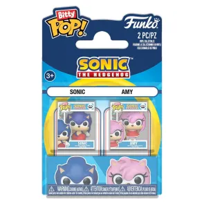 Sonic the Hedgehog Bitty POP! Vinyl Figuren 2er-Pack Sonic & Amy Rose 2 cm