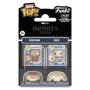 Marvel IS Bitty POP! Vinyl Figuren 2er-Pack IM & Thor 2 cm