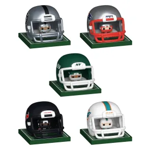 NFL Bitty POP! Helmets Vinyl Figuren AFC Series 1 Sortiment (12)
