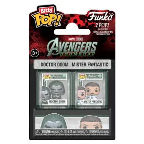 Marvel Bitty POP! Mini Figuren 2er-Pack Doctor Doom & Mister Fantastic 2 cm