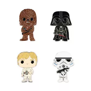 Star Wars POP! Pin Ansteck-Pins 4er-Set 10 cm