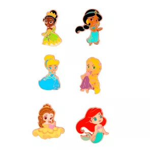 Disney Loungefly POP! Pin Ansteck-Pins Princess Chibi 4 cm Sortiment (12)