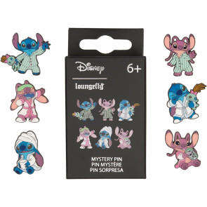 Disney by Loungefly Ansteck-Pins Blind Box Stitch and Angel Display (12)