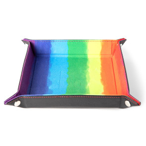 FanRoll Faltbarer Würfelteller Velvet Watercolor Rainbow
