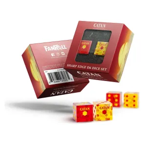 Catan Würfel Set D6 Sharp Edge Resin 