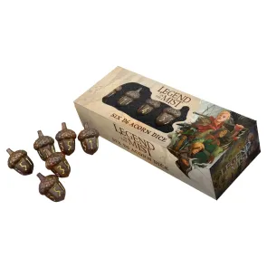 FanRoll Legend in the Mist Würfel Set D6 Resin Acorn (6)