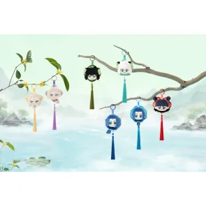 Luo Xiaohei Chinese-Style Series Plüschfigur Blind Box Display (6)