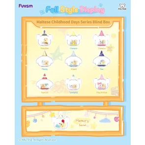 Maltese Childhood Days Series Minifigur Blind Box Display (8)