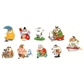 Alexander The Fat Tiger Blind Box Minifiguren Tiger Cub Diaries Display (8)