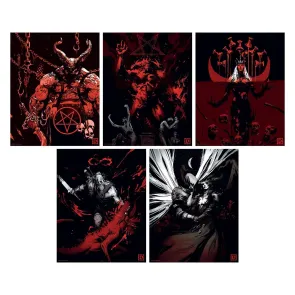 Diablo Kunstdruck Set of Five Limited Edition 36 x 28 cm