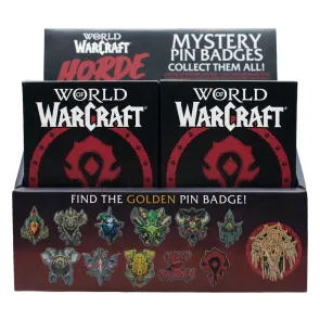 World of Warcraft Mystery Ansteck-Pins Horde Blind Box Display (12)