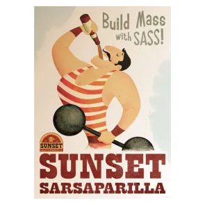 Fallout Kunstdruck Sunset Sarsaparilla Limited Edition 42 x 30 cm