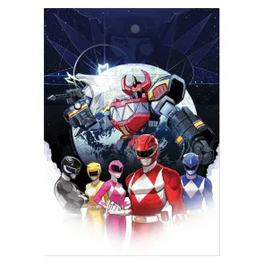 Power Rangers Kunstdruck Limited Edition 42 x 30 cm