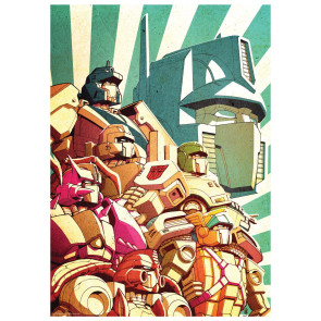 Transformers Kunstdruck Optimus Prime Limited Edition 42 x 30 cm