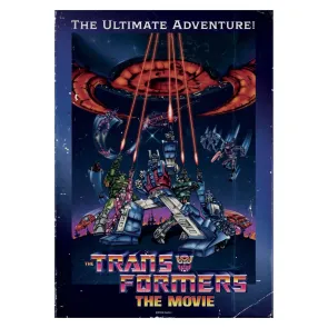 Transformers Kunstdruck The Movie 40th Anniversary Limited Edition 30 x 42 cm