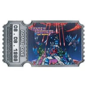 Transformers Replik The Movie 40th Anniversary Movie Ticket Limited Edition 9 x 16 cm