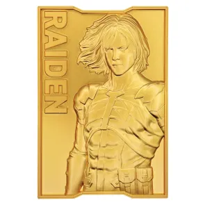 Metal Gear Solid 2 Metallbarren Raiden 24k Gold Plated Limited Edition  