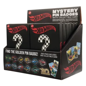 Hot Wheels Mystery Ansteck-Pins Blind Box Display (12)