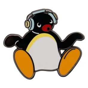 Pingu Ansteck-Pin Headphones Limited Edition