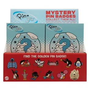 Pingu Mystery Ansteck-Pins Blind Box Display (12)