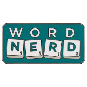 Scrabble Ansteck-Pin Word Nerd Limited Edition