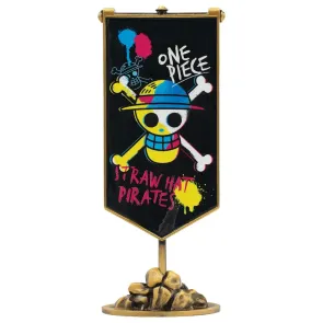 One Piece Replik Strohhutpiraten Metallbanner 11 x 6 cm