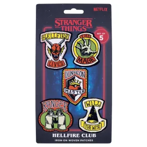Stranger Things Stoffaufnäher 5er-Pack
