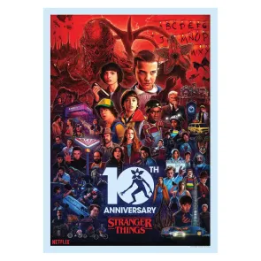 Stranger Things Kunstdruck 10th Anniversary Limited Edition 21 x 42 cm