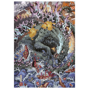 Godzilla Kunstdruck Limited Edition 42 x 30 cm