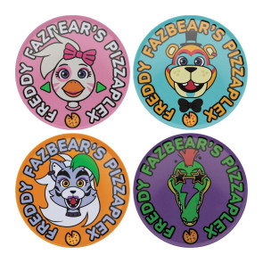 Five Nights at Freddy's Untersetzer 4er-Pack Printed Drinks