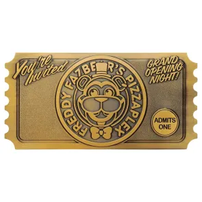 Five Nights at Freddy’s Replik Pizzaplex Opening Night Ticket Limited Edition 16 x 8 cm
