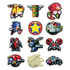 Sonic The Hedgehog Mystery Ansteck-Pins Blind Box Display (12)