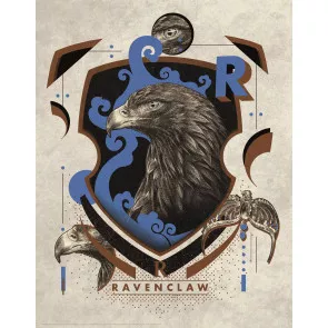 Harry Potter Kunstdruck Ravenclaw 36 x 28 cm
