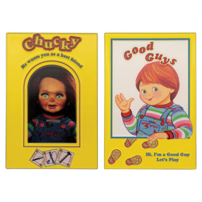 Chucky Die Mörderpuppe mit Spell Card Metallbarren Chucky Limited Edition