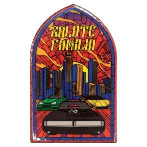 Fast & Furious Metallbarren Stained Glass Style Metal