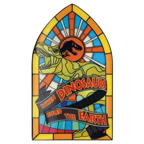 Jurassic Park Metallbarren Stained Glass Style Metal 11 cm