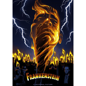 Universal Monsters Kunstdruck Frankenstein Limited Edition 42 x 30 cm